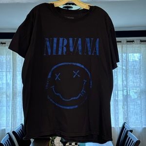 Oversized Nirvana shirt